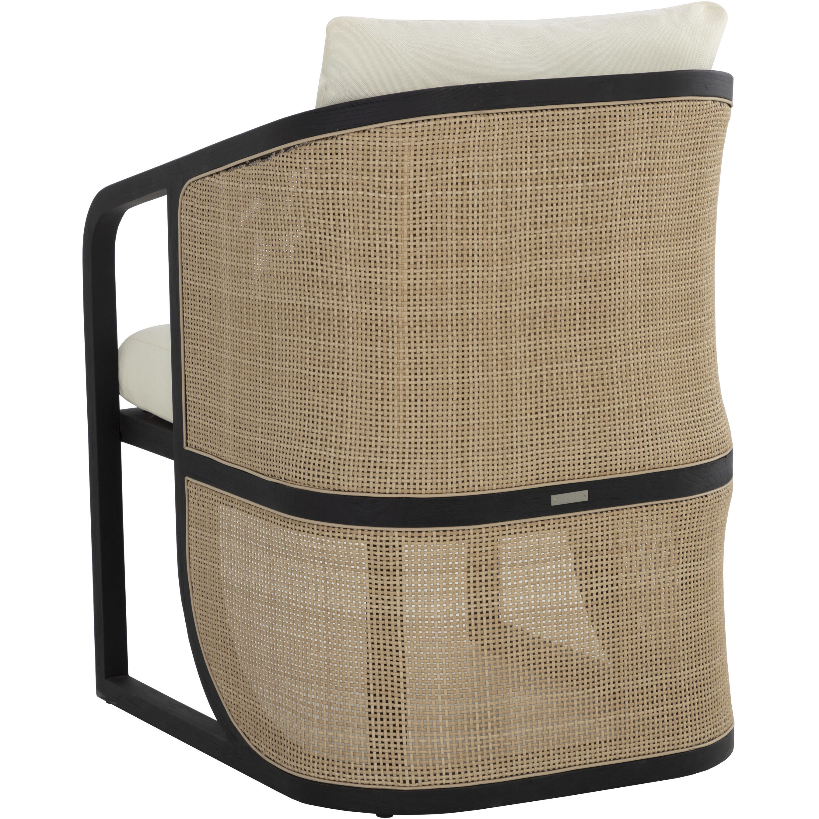 Palermo Charcoal / Stinson Cream Outdoor Dining Chair